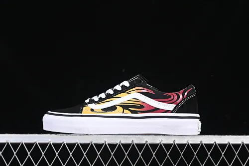 All categories Vans Vans series Vans Low Vans low-top Vans Old Skool flame red low-top casual sneakers VN000CQDBA5